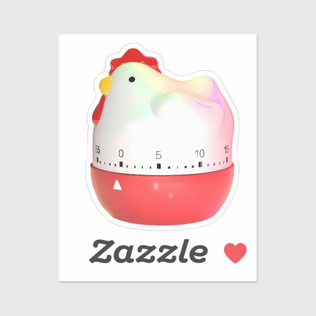 Retro chick klistermärken (Ark)