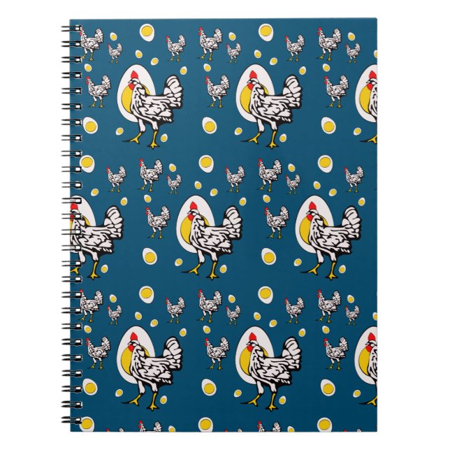 Retro Chickens Anteckningsbok (Framsidan)