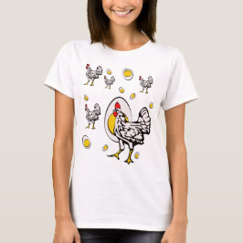 Retro Chickens T Shirt
