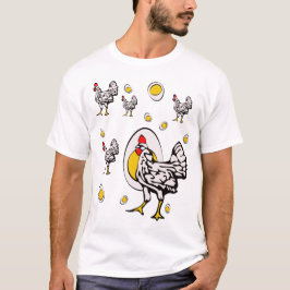 Retro Chickens T Shirt