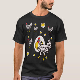 Retro Chickens T Shirt