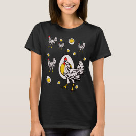 Retro Chickens T Shirt
