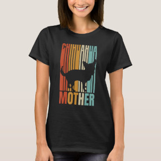 Retro Chihuahua Mor Hund Woman T Shirt