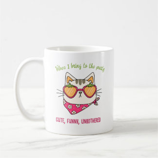 Retro Chill Cat Anpassade Personality Vibes Mugg