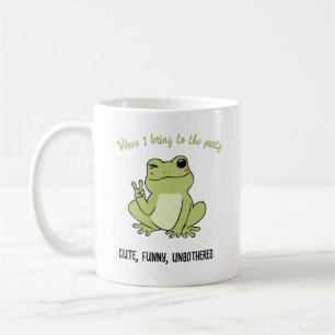 Retro Chill Frog Anpassade Personality Vibe Mugg