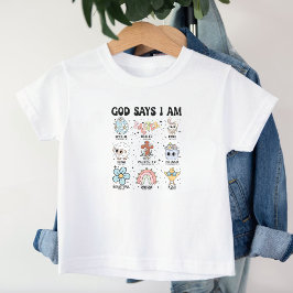 Retro Christian Gud säger att jag är Påsk T Shirt