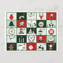 RETRO CHRISTMAS ADVENT 2023 HELG VYKORT