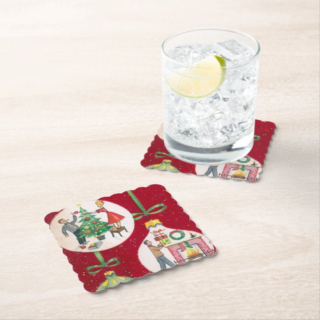 Retro christmas-Julfest underlägg (Insitu)