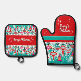 Retro Christmas Ornaments - Customizable 