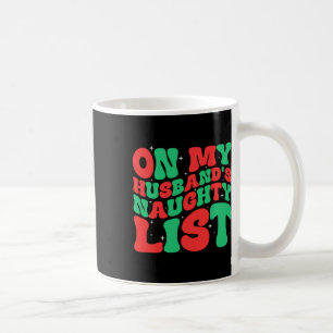 Retro christmas på min make-förteckning kaffemugg