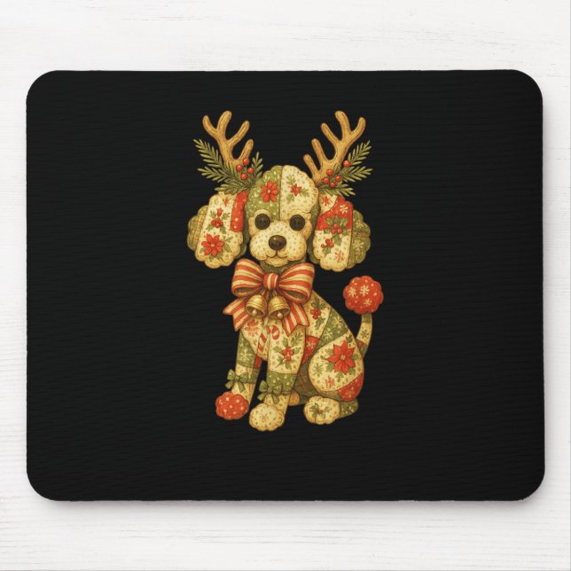 Retro Christmas Season Patchwork Odle Dog Squad Fa Musmatta (Framsidan)