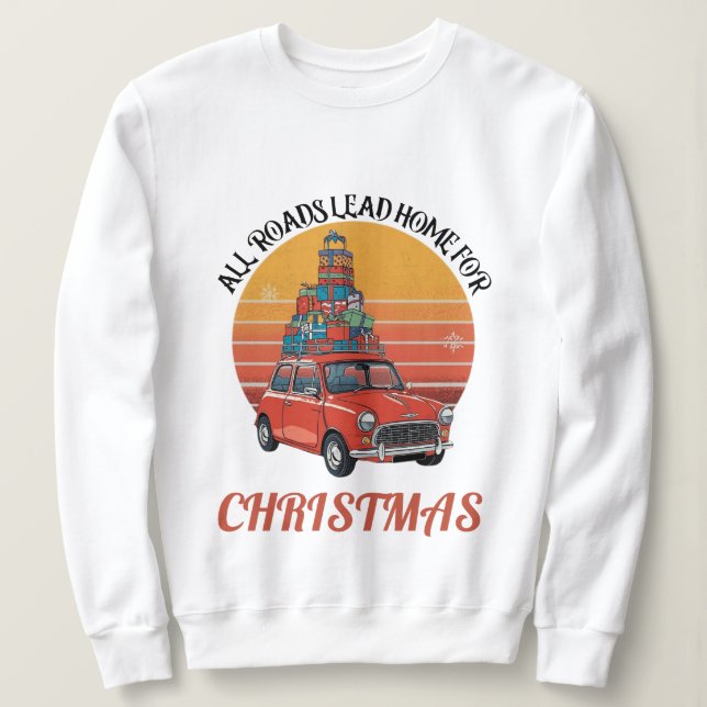 Retro Christmas T Shirt (Design framsida)