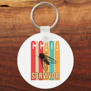 Retro CICADA SURVIVOR Nyckelring