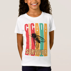 Retro CICADA SURVIVOR T Shirt
