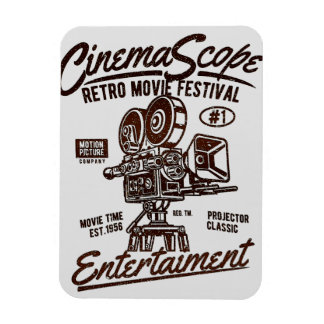 Retro CinemaScope Flexible Magnet