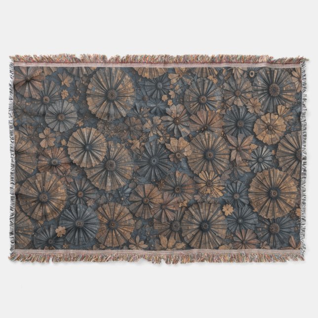 Retro Circle Elegance Filt (Framsidan)