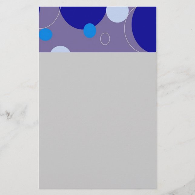 Retro Circles Brevpapper (Framsida)