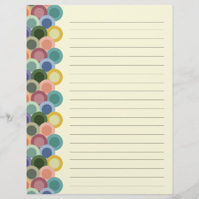 Retro Circles Led Letterhead (Framsida)