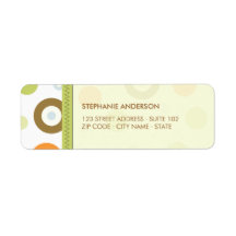 Retro Circles-Roligtens etiketter