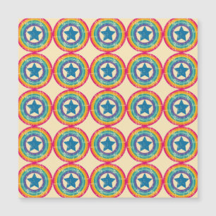 Retro Circles Stars: Sömlös Struktur.