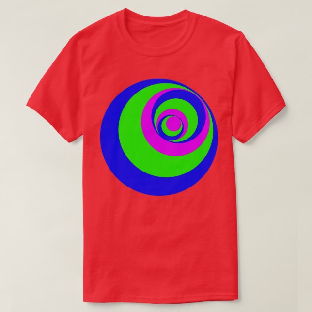 Retro Circles T Shirt (Design framsida)