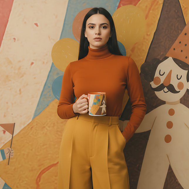 Retro Circus Mug Mugg (Skapare uppladdad)