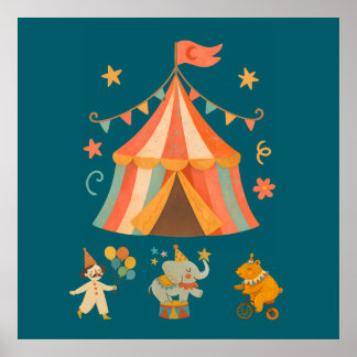 Retro Circus Poster
