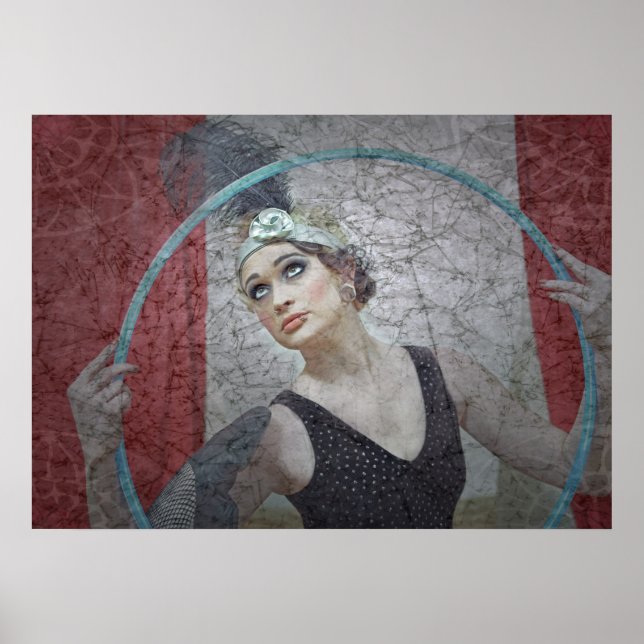 Retro Circus Preformer Poster (Framsidan)