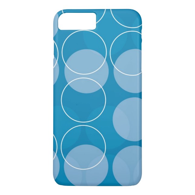 Retro cirklar Case-Mate iPhone skal (Baksida)