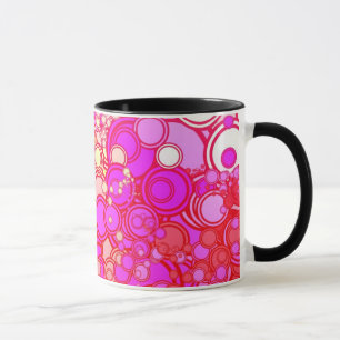 Retro cirklar mugg
