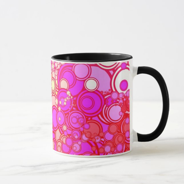Retro cirklar mugg (Höger)