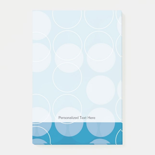 Retro cirklar post-it block (Framsida)