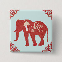 Retro Cirkus Elefant Popcorn Födelsedagsfest   