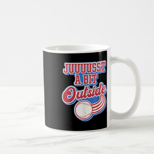 Retro Citat lite utanför den fina idrottens baseba Kaffemugg (Höger)