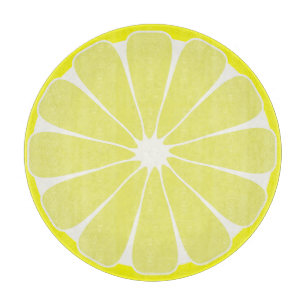 Retro citron frukt kök skärbräda present