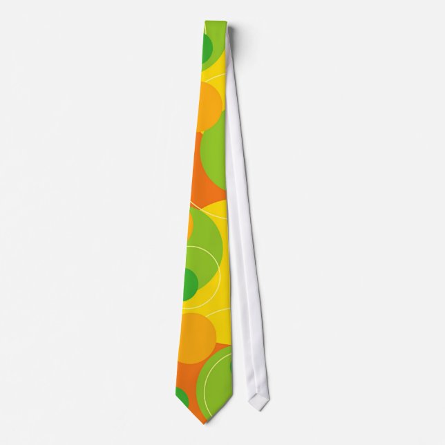 Retro citrus citronlimefruktTie Slips (Framsida)