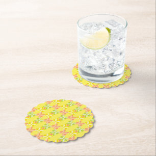 Retro Citrus Papper Underlägg