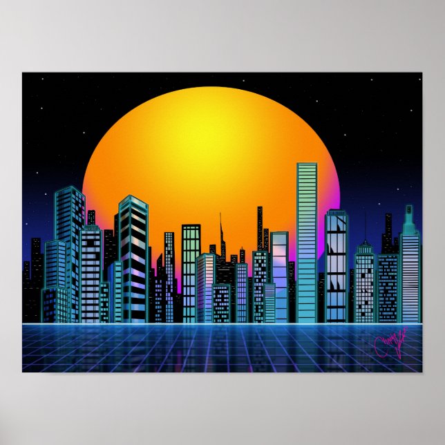 Retro City-1 Poster (Framsidan)