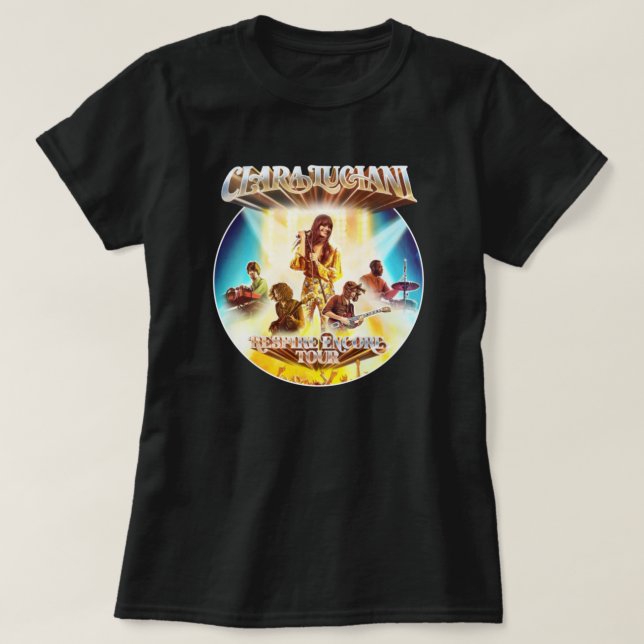 RETRO CLARA LUCIANI TRIBUTE DESIGN T SHIRT (Design framsida)
