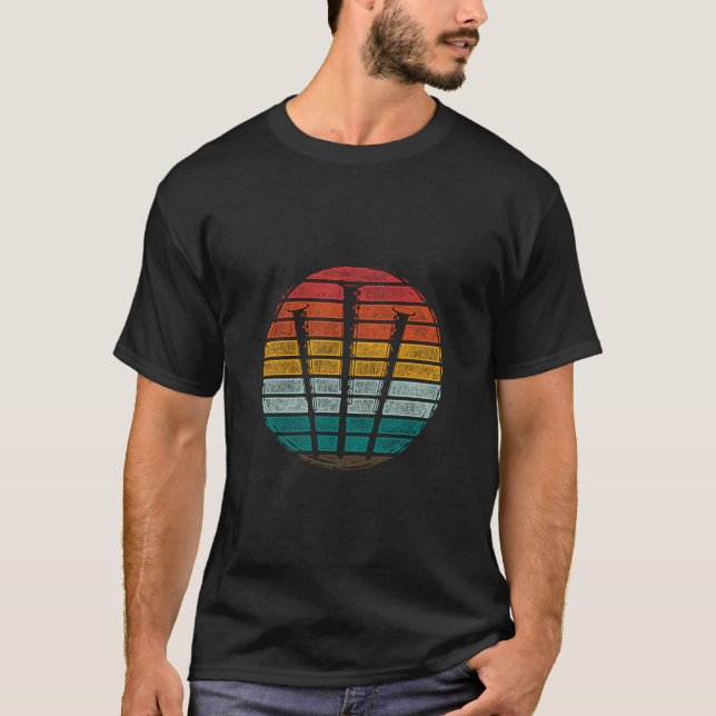 Retro Clarinet T Shirt (Framsida)