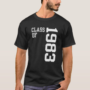 Retro Class of 1983 Senior High School Reunion Vin T Shirt