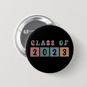 Retro Class of 2023 School-examen Gift Knapp