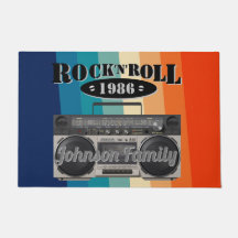 Retro Classic boom box rock n roll Music vintage