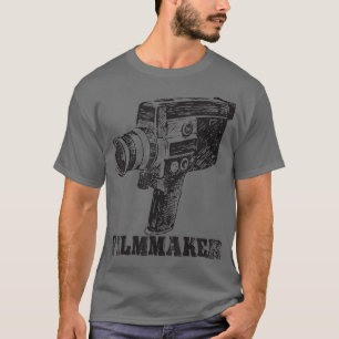 Retro Classic Camera Cameraman Filmmaker Gift T Shirt