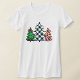 Retro Classic Festive Julgranar collage T Shirt