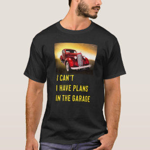 Retro Classic Hotrod Jag kan inte ha planer i G T Shirt