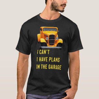 Retro Classic Hotrod Jag kan inte ha planer i G T Shirt