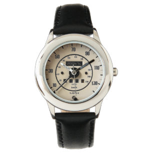Retro Classic Scooter Speedometer Armbandsur