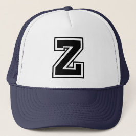 Retro Classic "Z" Monogram Truckerkeps