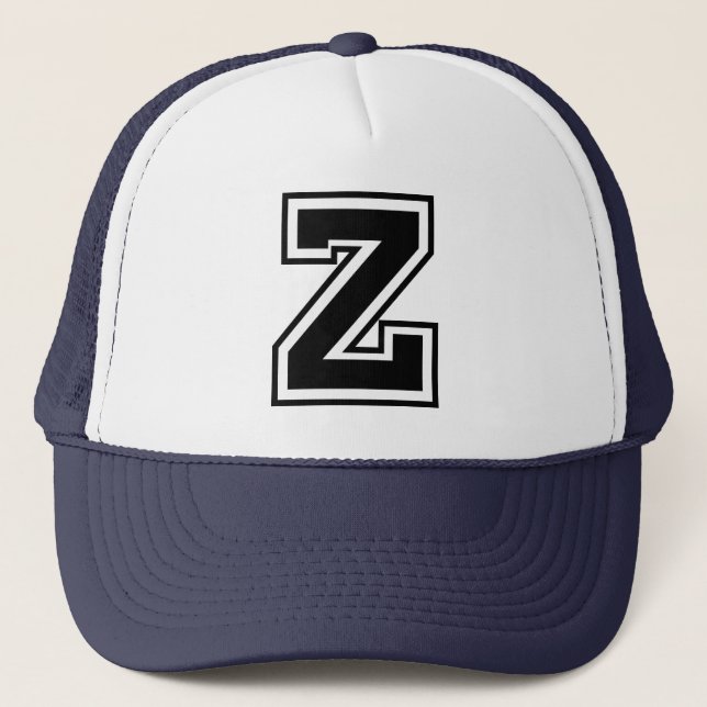 Retro Classic "Z" Monogram Truckerkeps (Framsida)